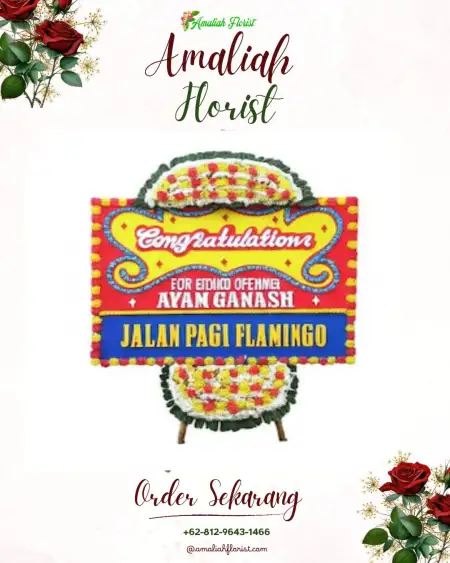 Sewa Papan Bunga Aie Pacah